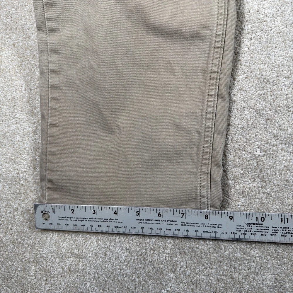 Levis Mens 505 Straight Leg Light Brown‎ Jeans 38 X 32 (FITS 37 X 31) Stretch